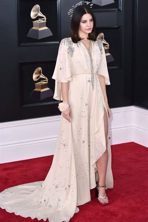 lana del rey gucci costume 2018|Lana Del Rey grammys dress.